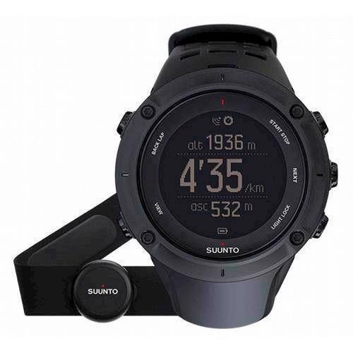 Image of Ambit3 Sort plast med stål krans quartz multifunktion Unisex ur fra Suunto, SS020674000